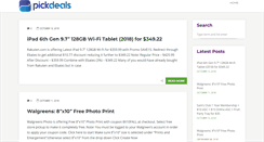 Desktop Screenshot of pickdealsonline.com